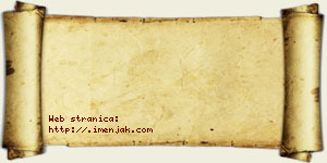 Tina Rađenović vizit kartica